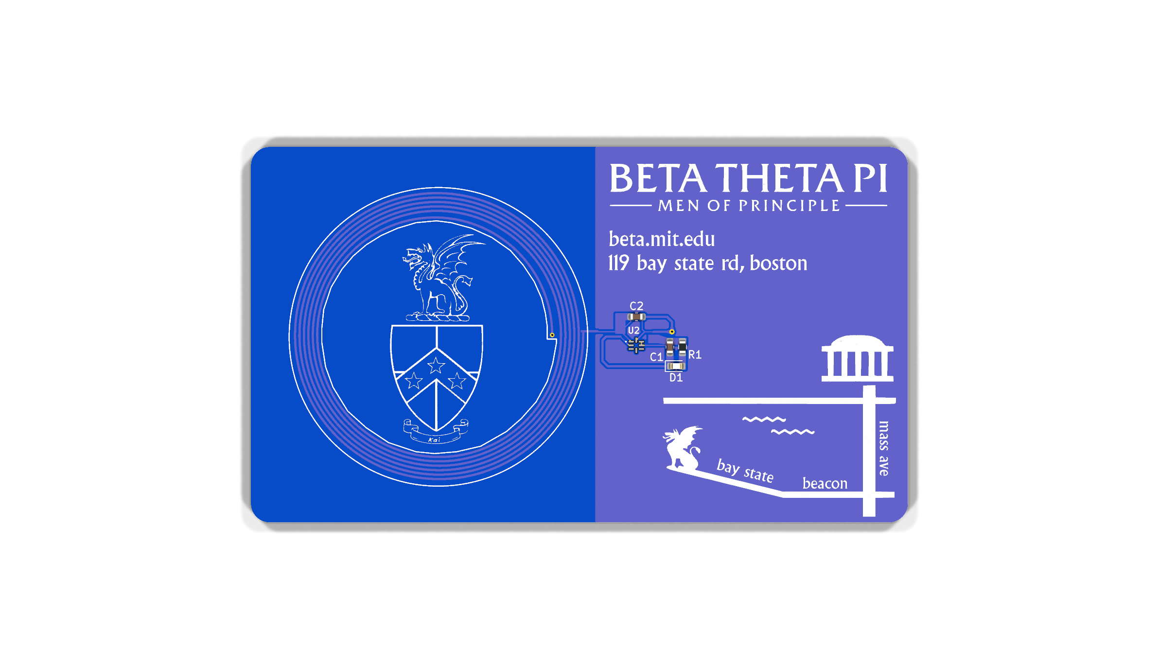 PCB Business Card, from the project README