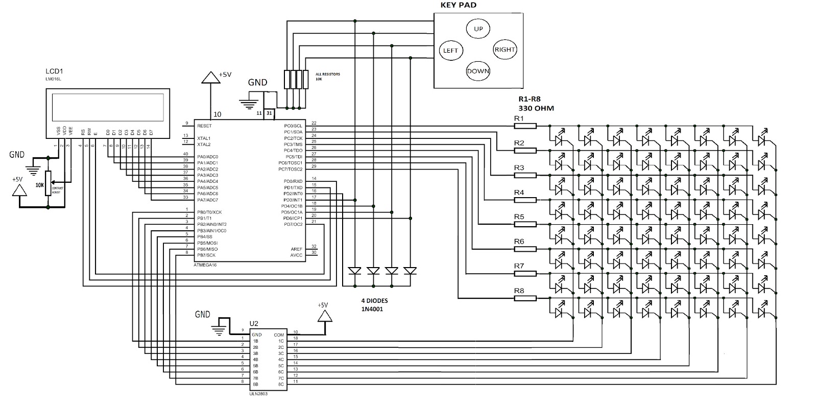 Snake Game em AVR