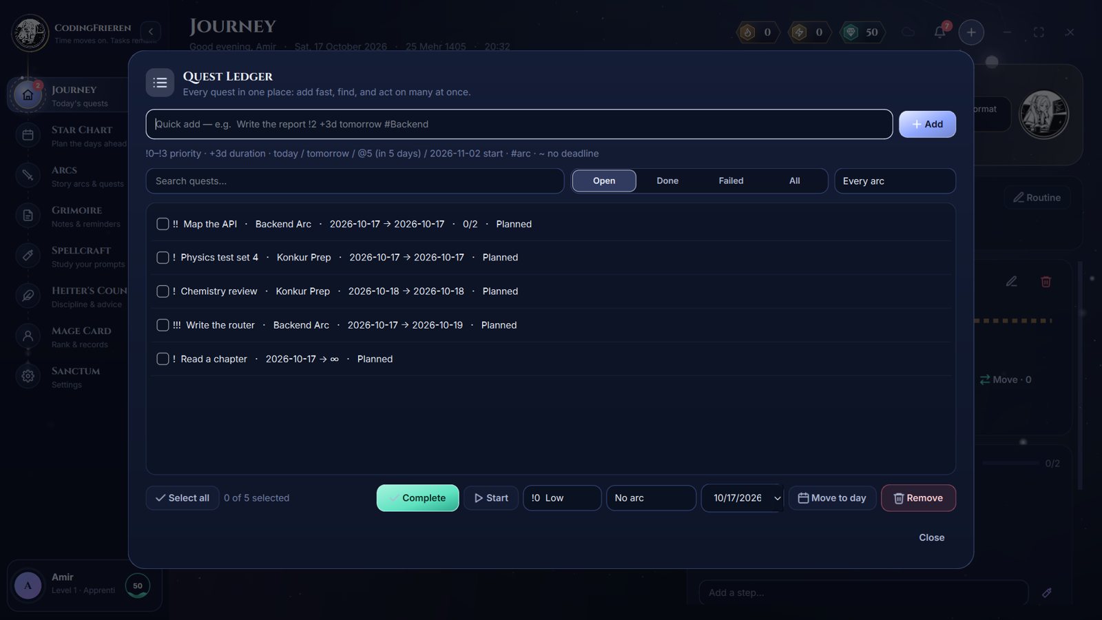 Quest Ledger