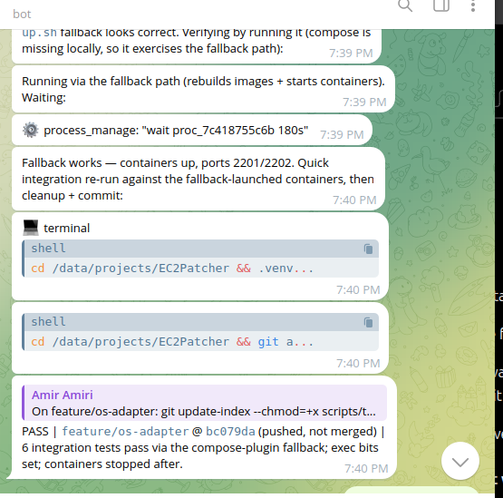 Hermes QA and Git management