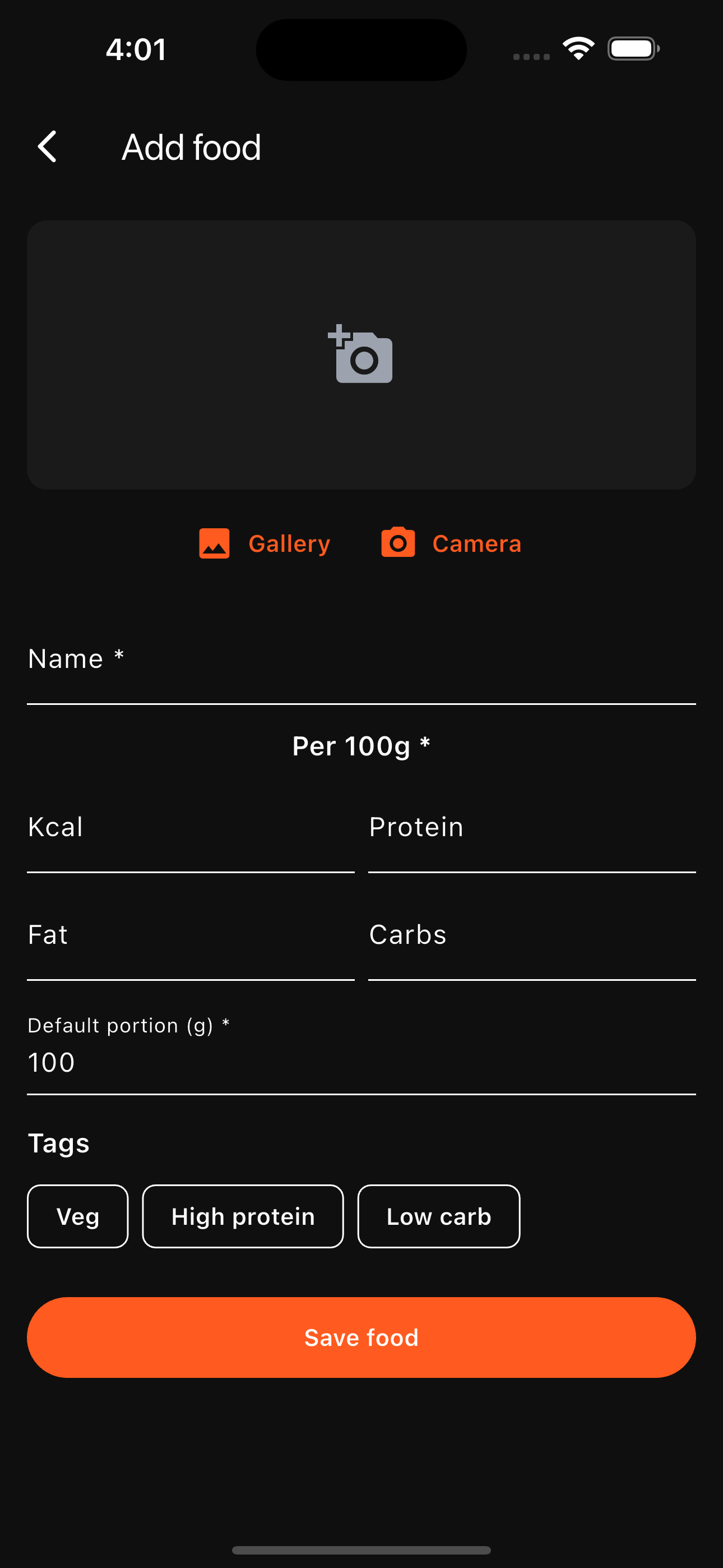 Add food