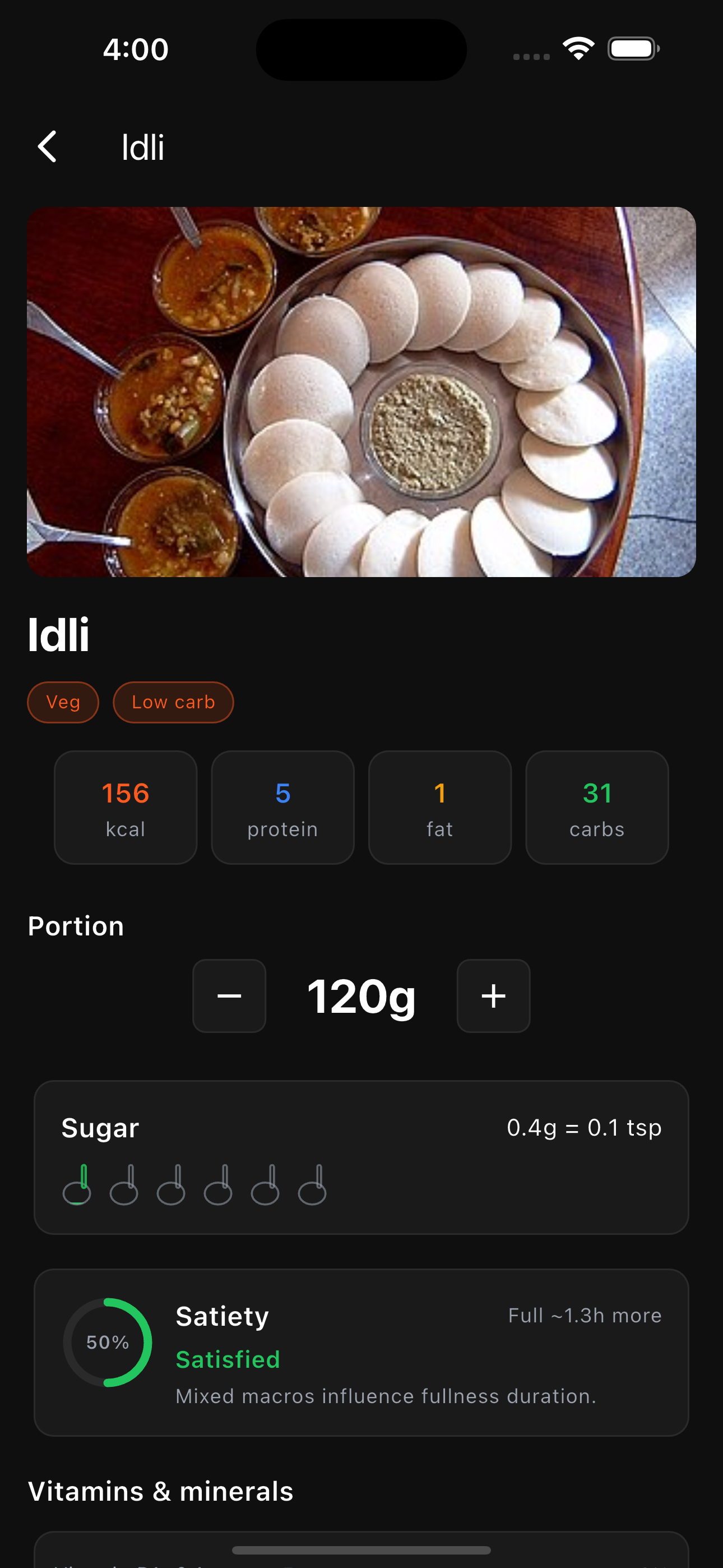 Food detail
