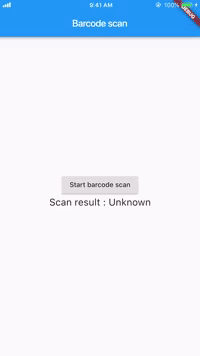 Flutter Barcode Scanner