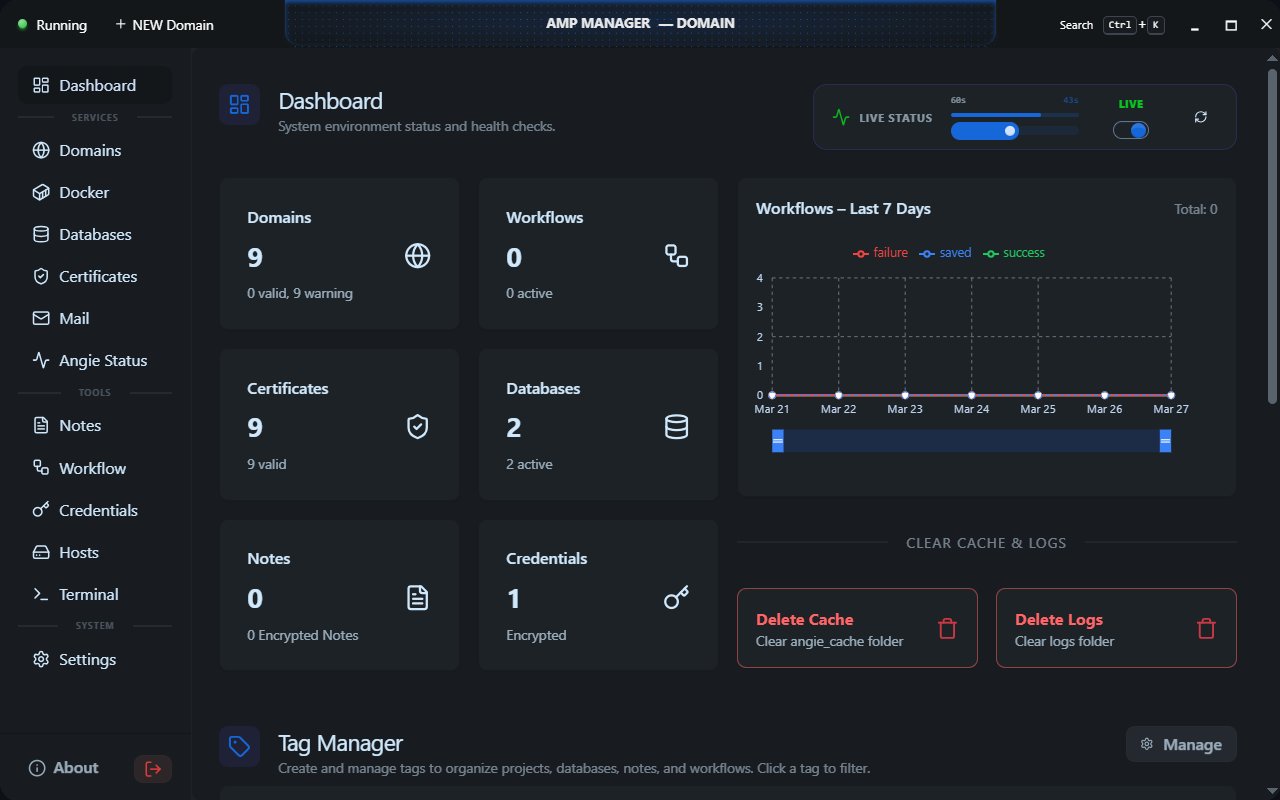 AMP Manager Dashboard