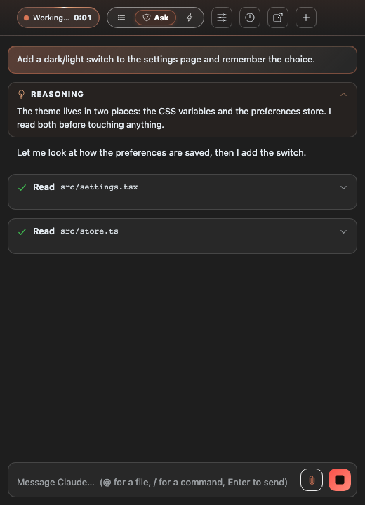 Live activity