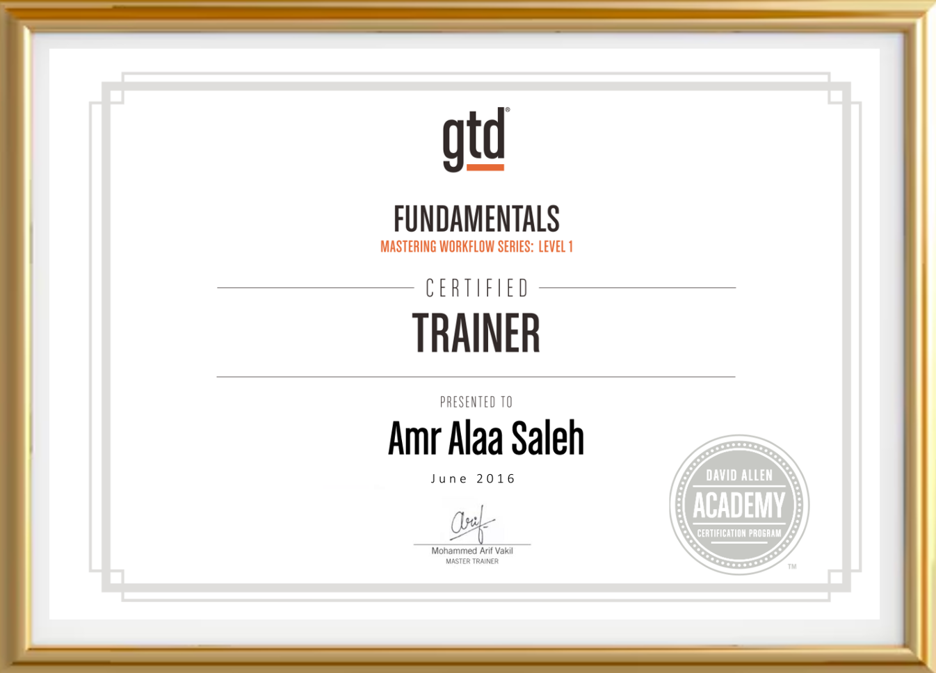Certificate 5