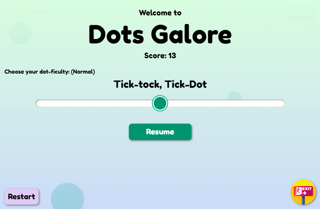 GitHub - An26/DotGame: Catch all the dots and rack up your points. JS ...