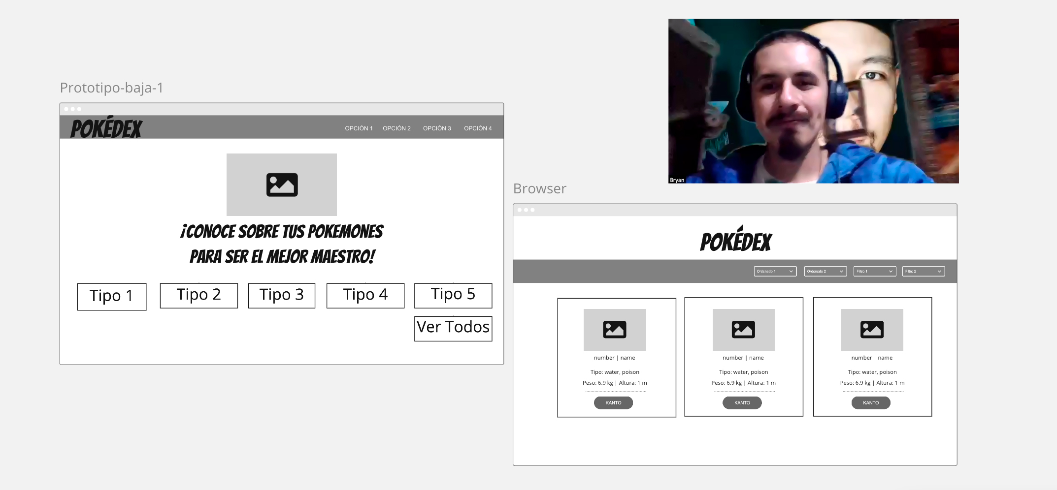 Segundo prototipo de baja fidelidad y test con el usuario