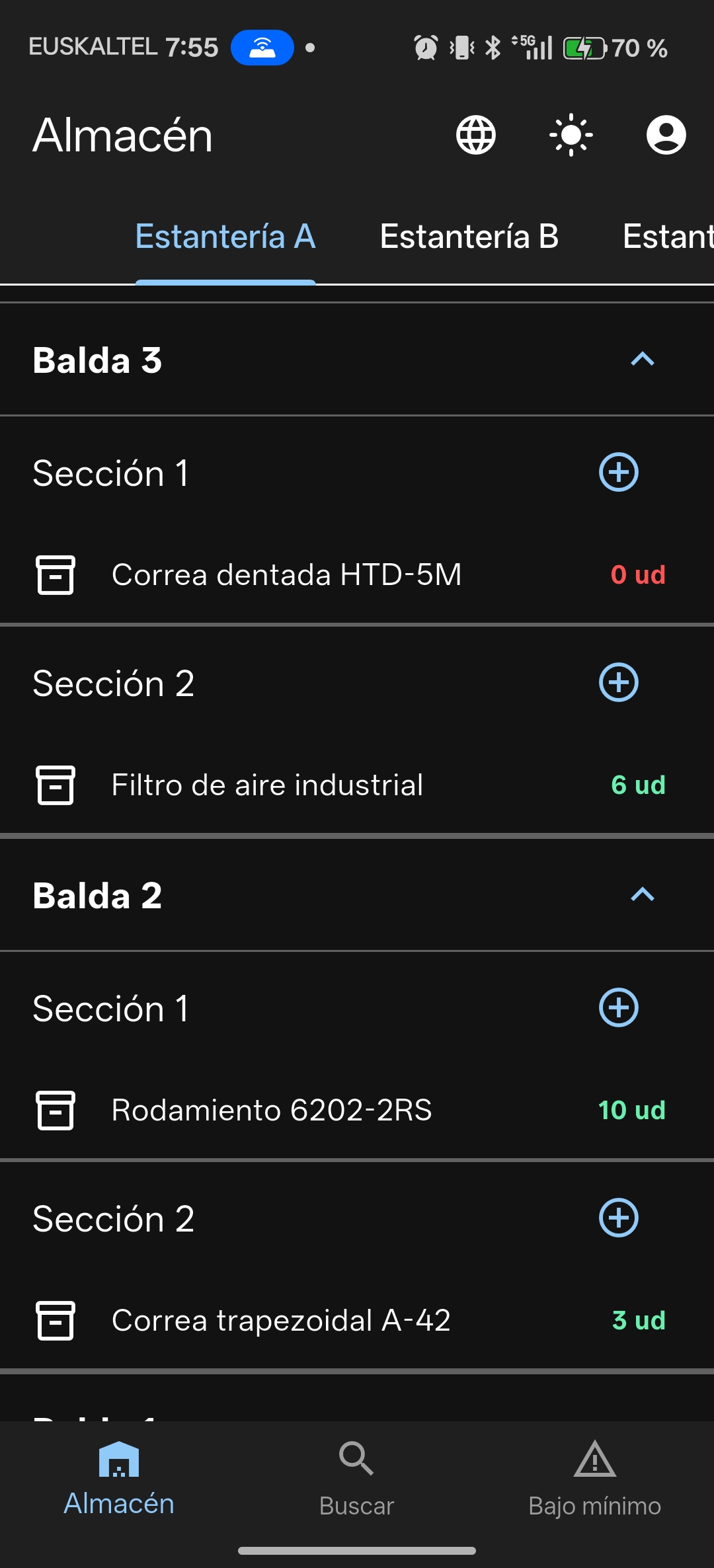 Almacén App Móvil