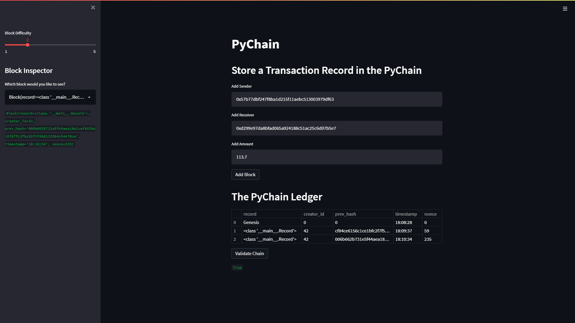 PyChain 2