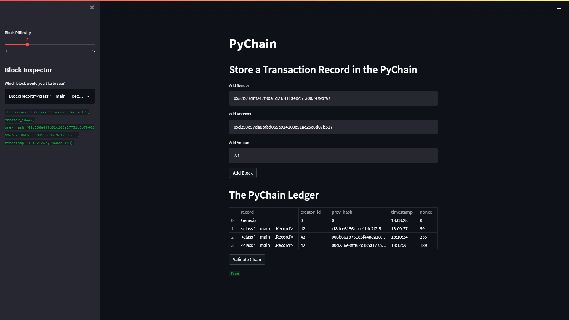 PyChain 3