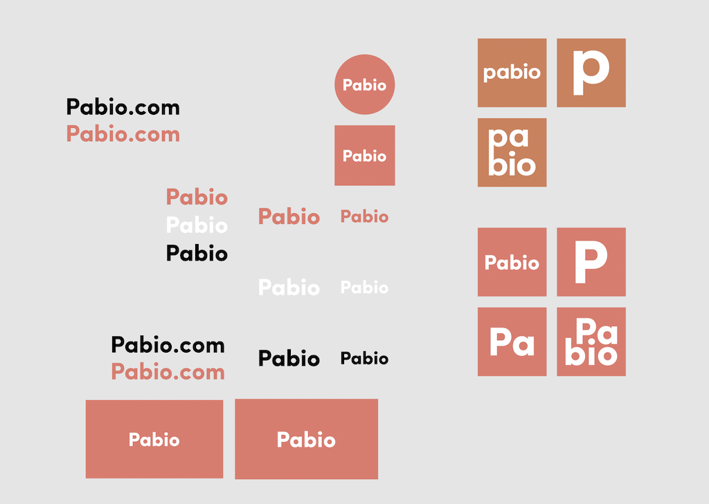 Pabio logo explorations
