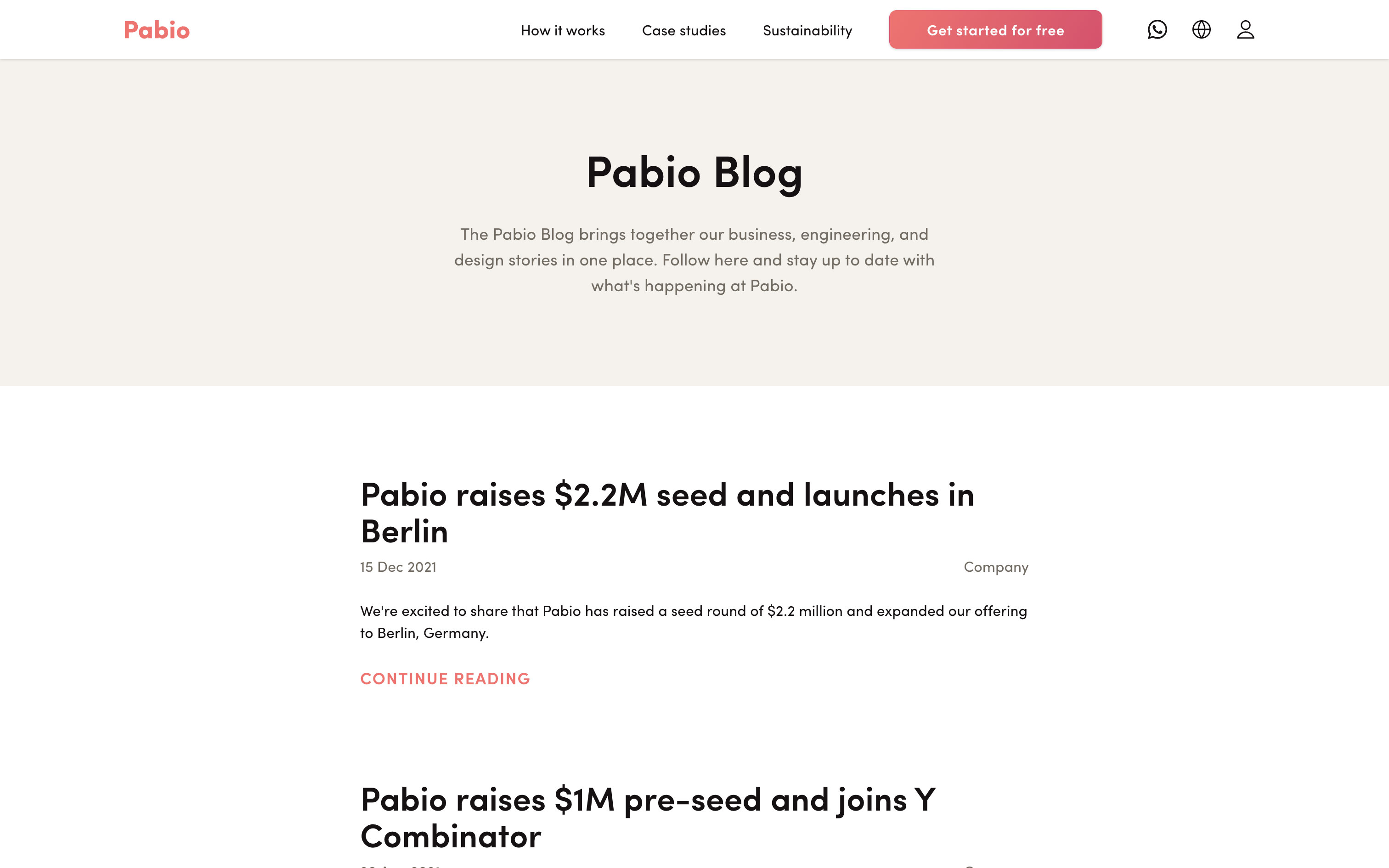 Pabio blog