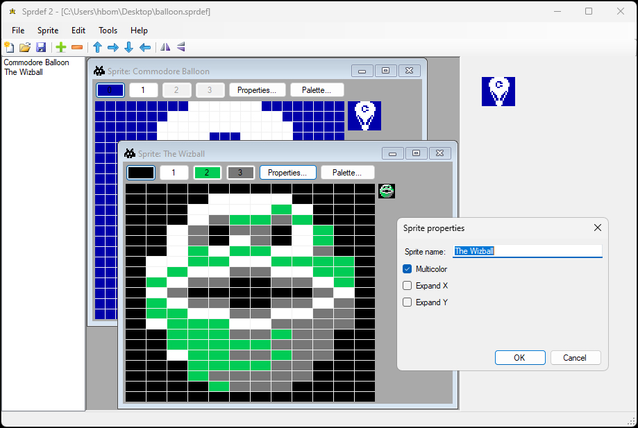 The main window of Sprdef2