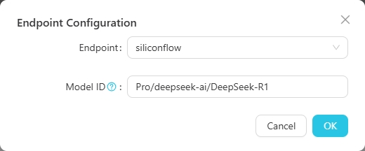 Endpoint Model ID Configuration