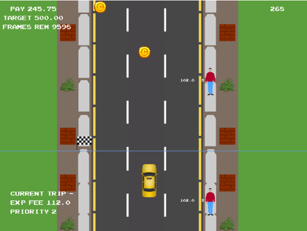 Figure 1: Completed in-game Project 1 screenshot