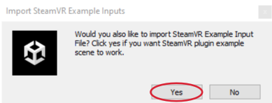 SteamVR example actions?