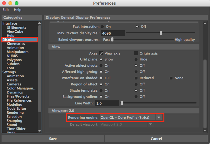 OpenGL - Core Profile (Strict)