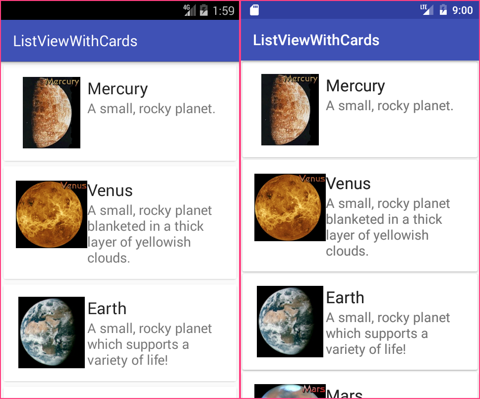 ListView-and-CardView