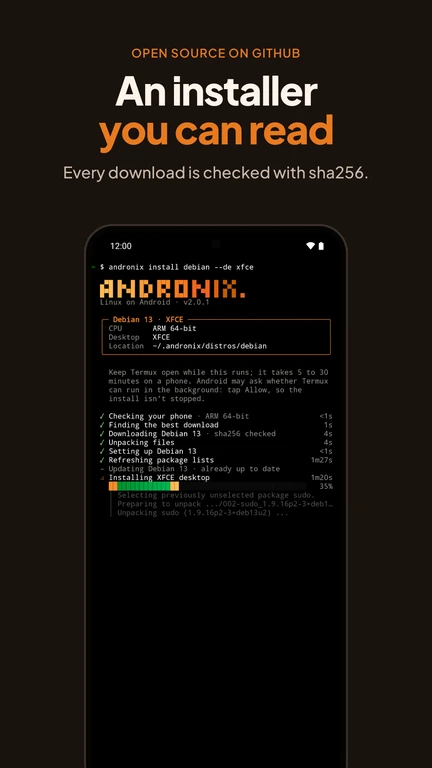 An installer you can read