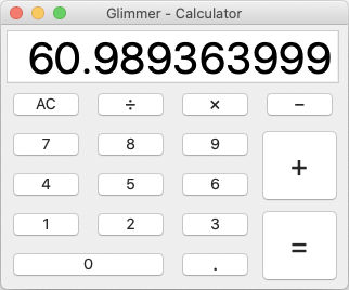 Glimmer Calculator