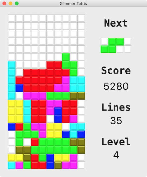 Glimmer Tetris
