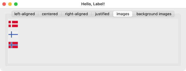 glimmer dsl tk screenshot sample hello label images