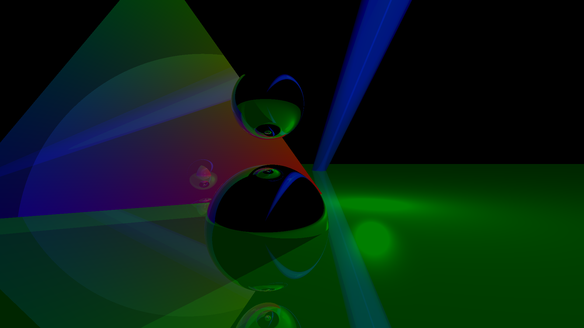 Rendered image of the raytracer