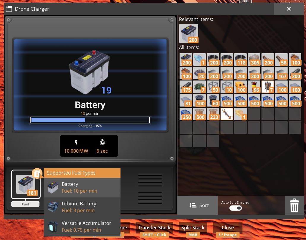 Drone Charger UI