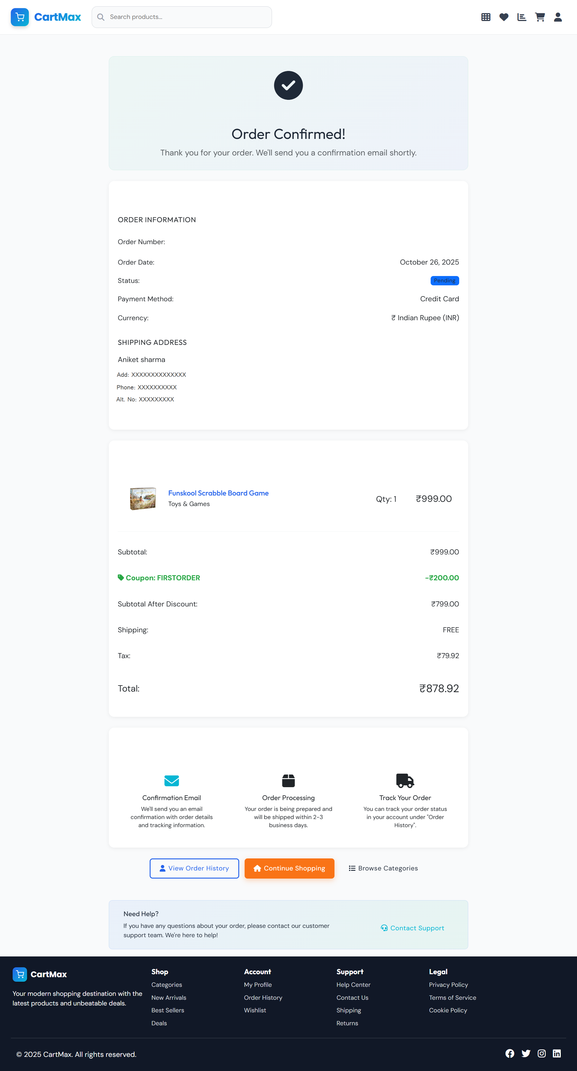 Order Success