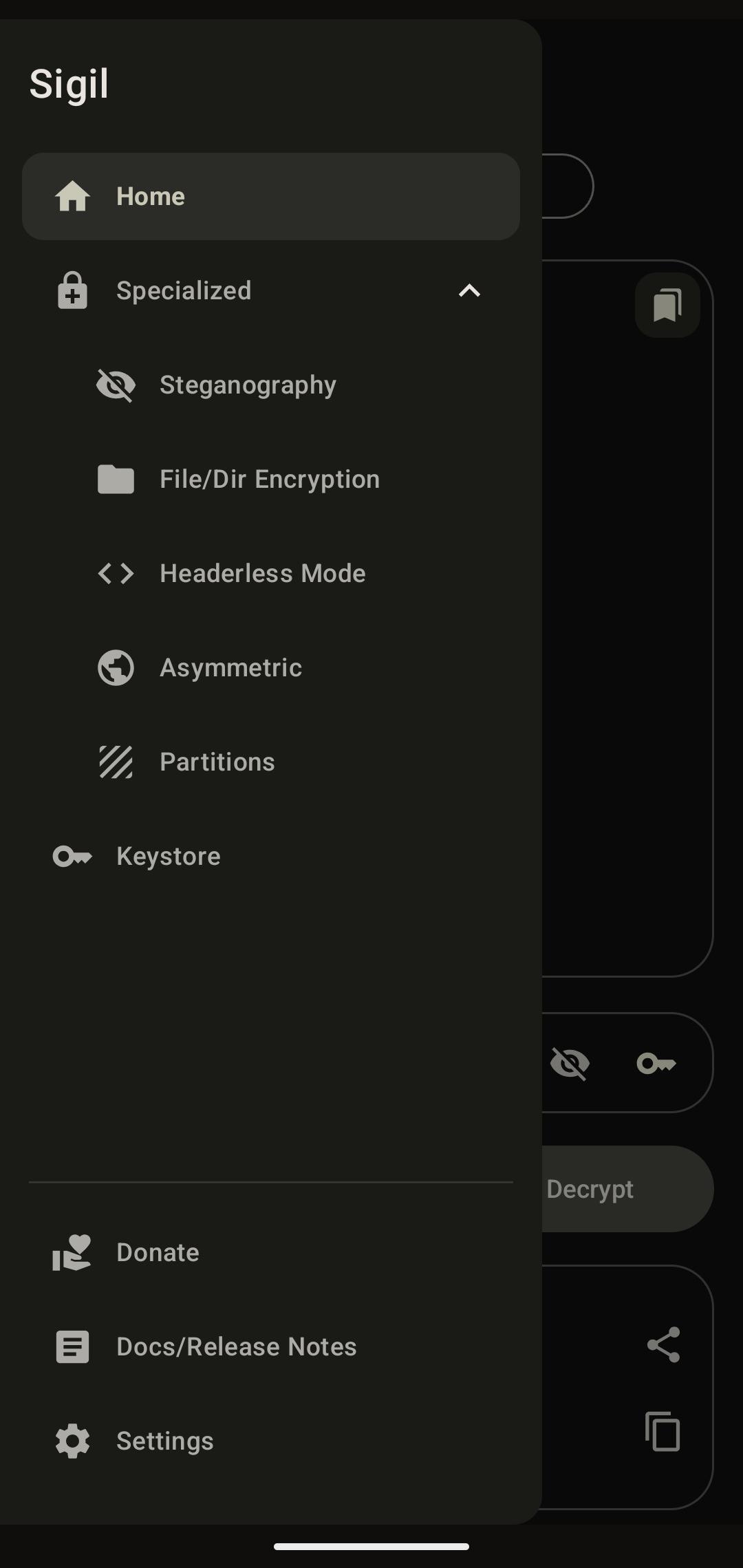 Screenshot 3 of Sigil — opens full size