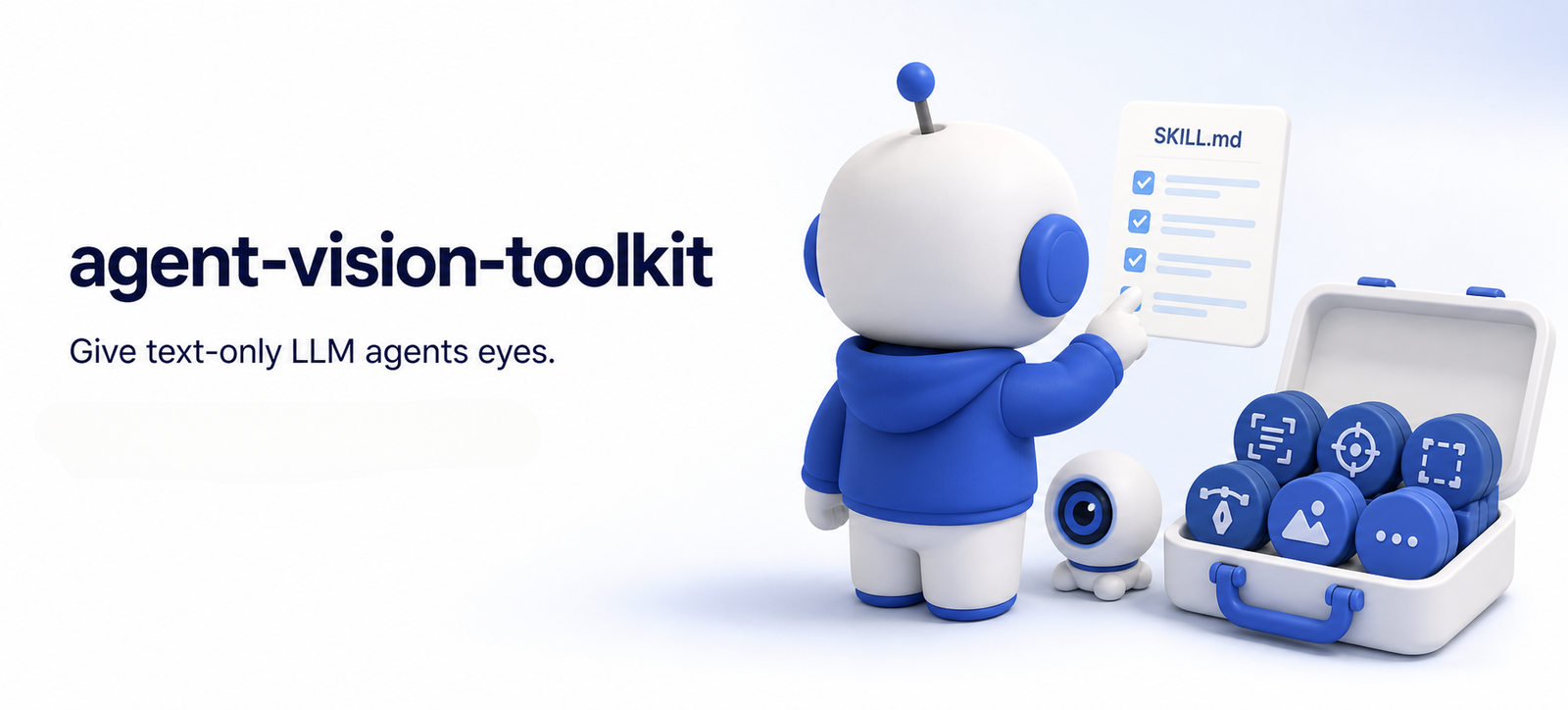 agent-vision-toolkit — Give text-only LLM agents eyes.