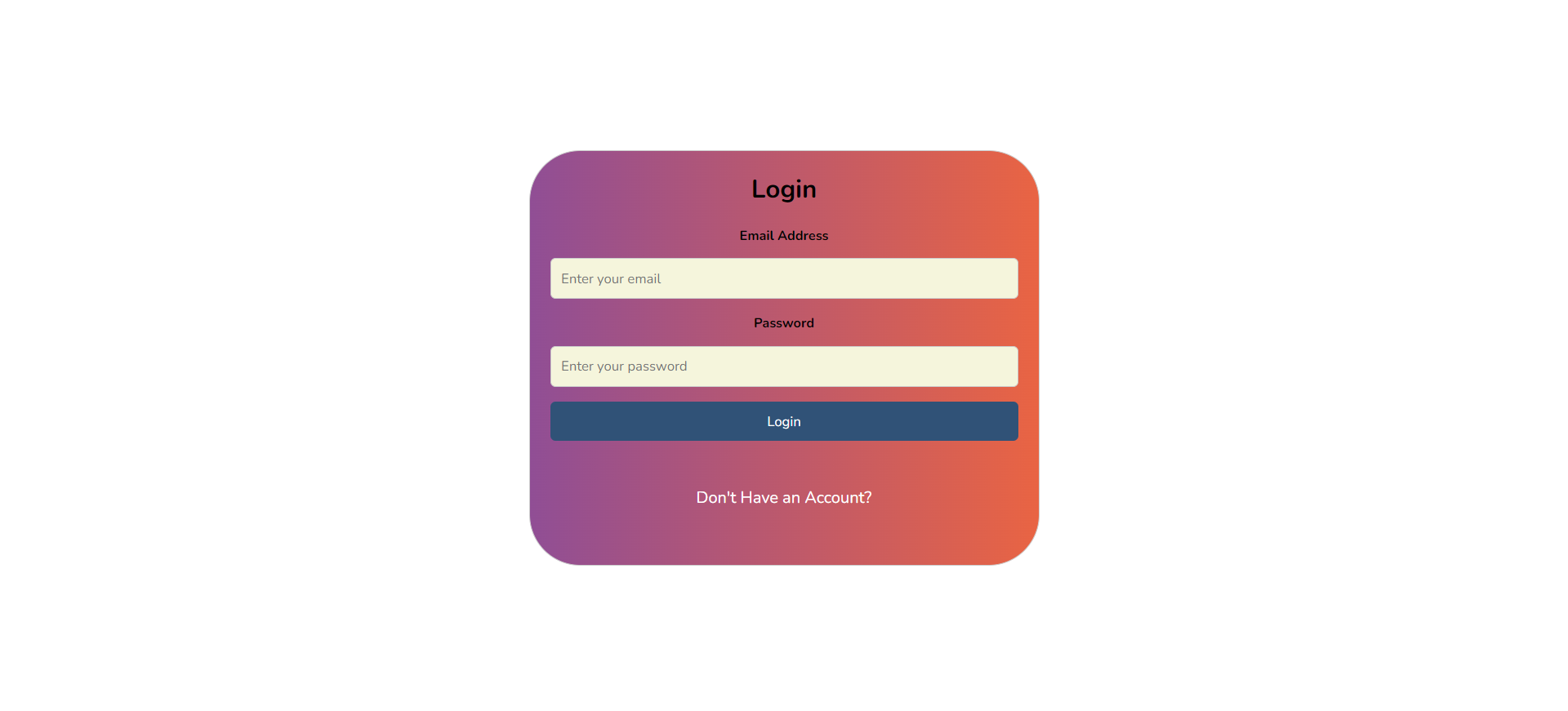 Login Page