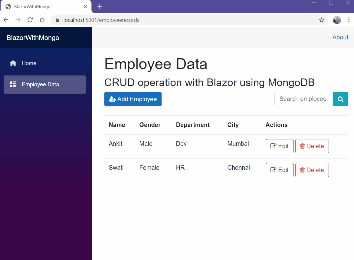 How To Perform Crud Operations Using Blazor With Mongodb Laptrinhx Images And Photos Finder