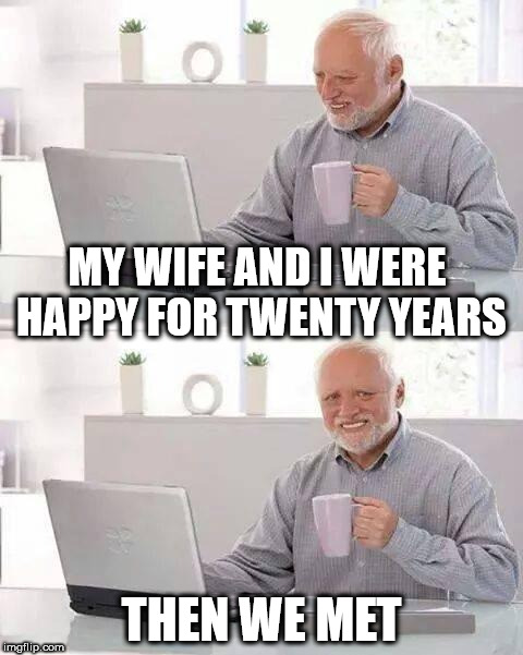 Relationship happiness meme