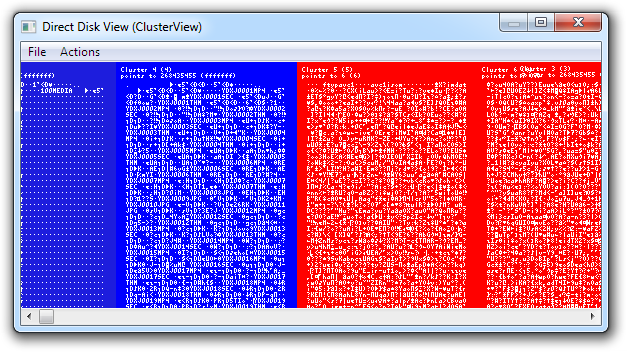 Direct Disk View (ClusterView)