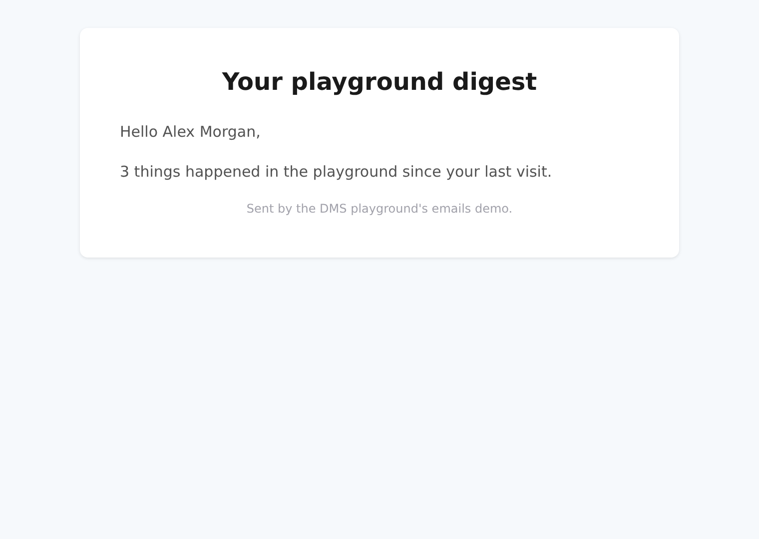Rendered custom playground digest without a logo or footer divider