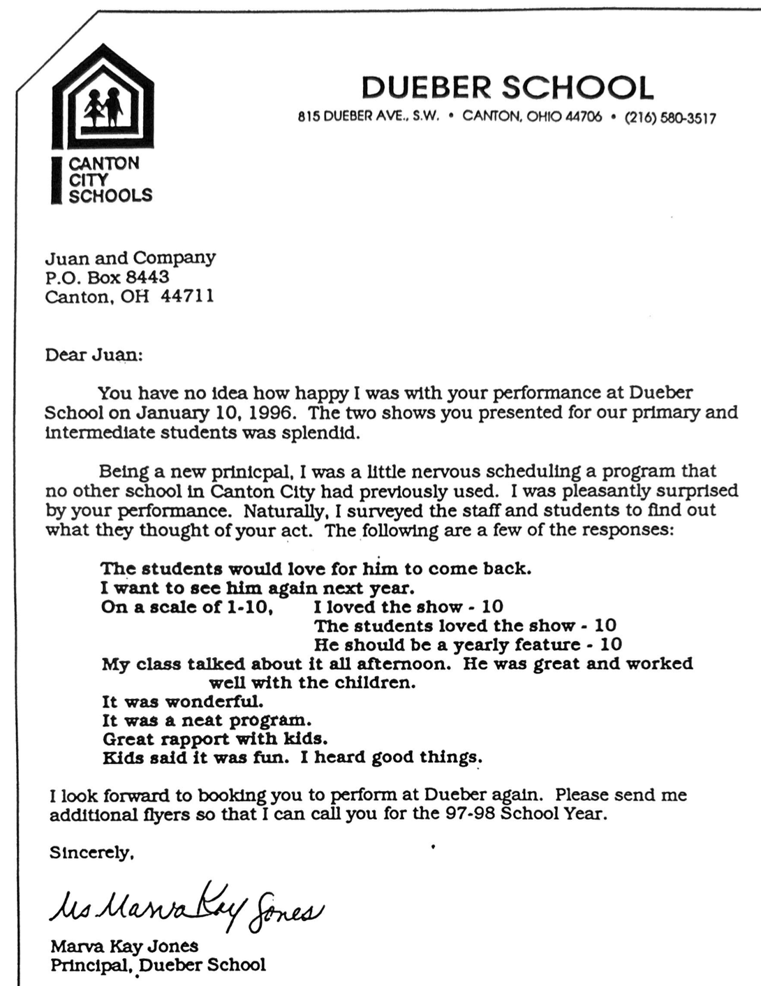 Letter of Recommendation 4