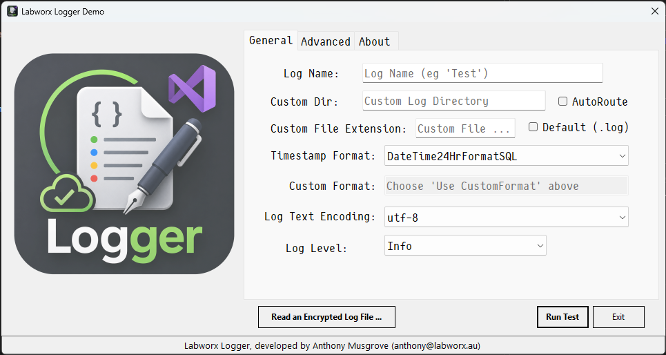 Logger Screenshot