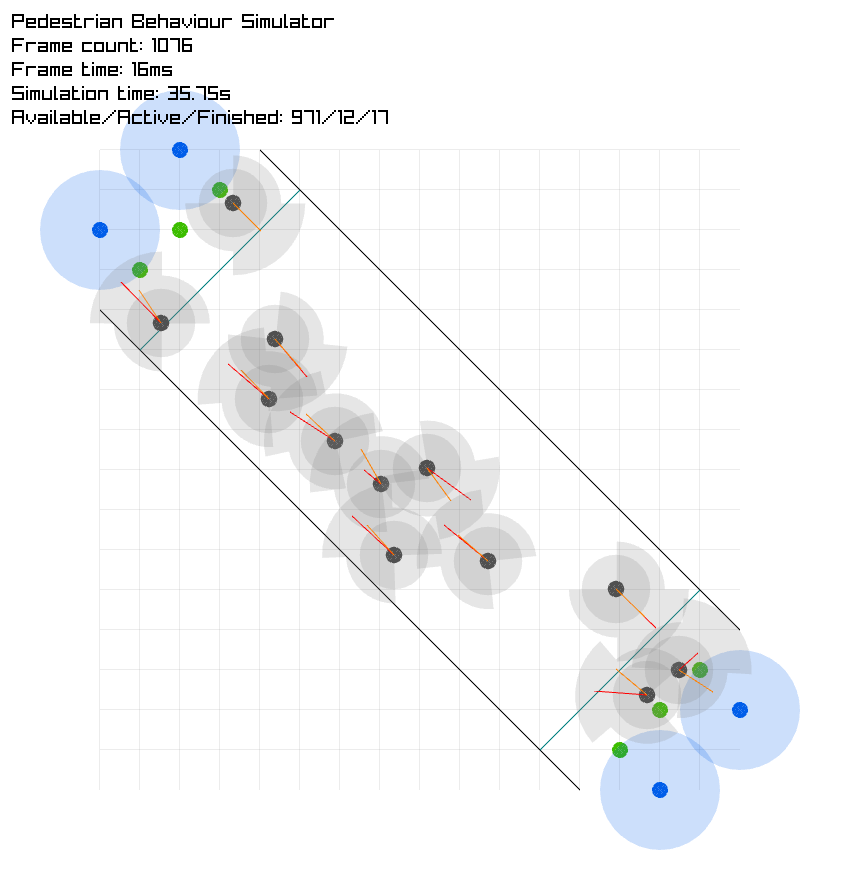 image of diagonal path simulation