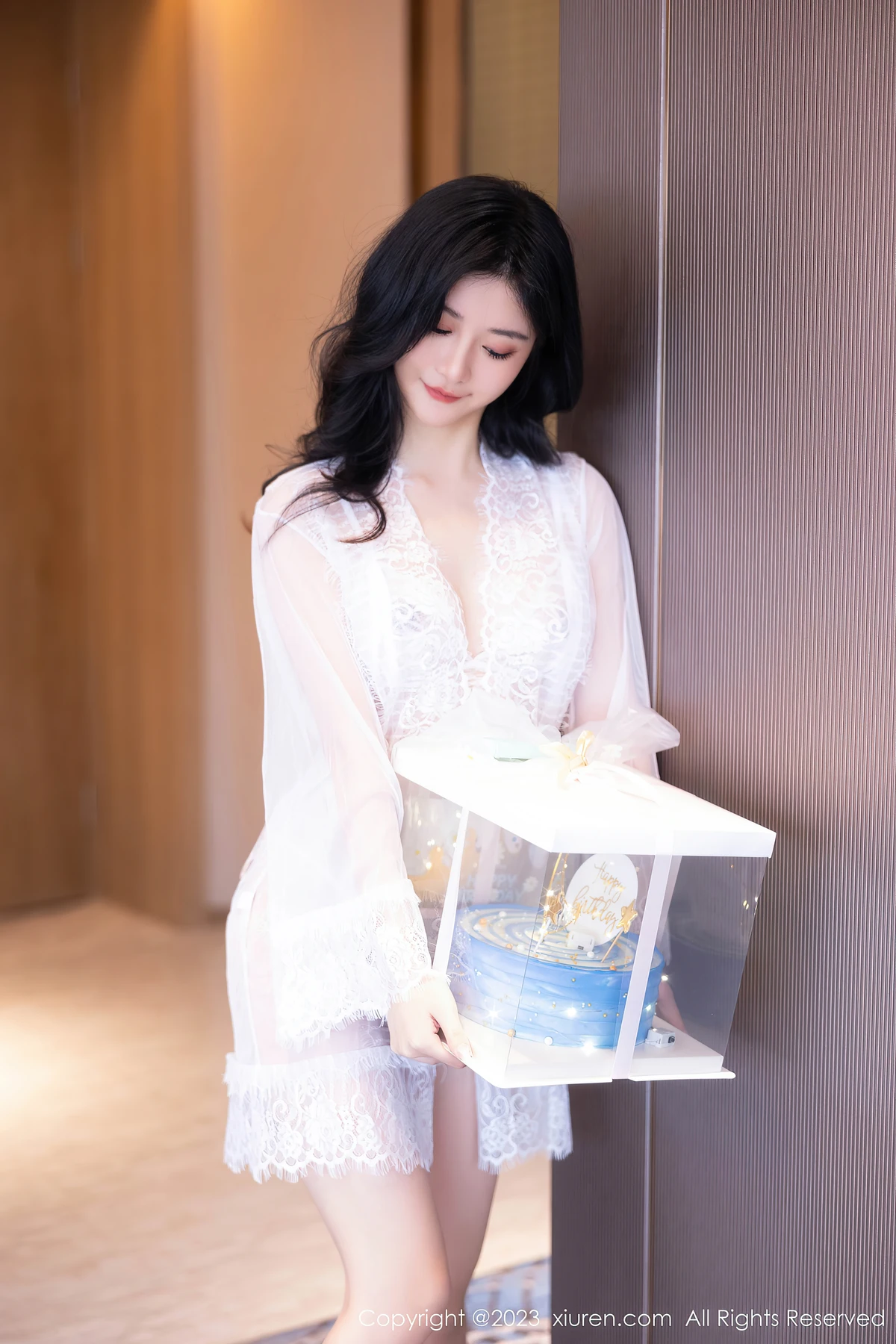 XiuRen No.7348 幼幼生日特辑 80P白纱蕾丝写真:解锁模特吸睛密码,让客户主动找你约拍! - 1