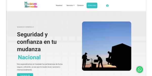 Sitio web de mudanzas