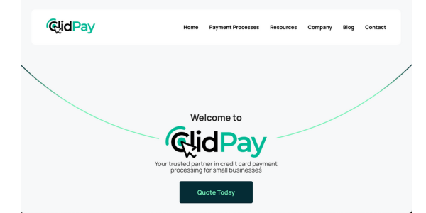 Sitio web de ClidPay — fintech