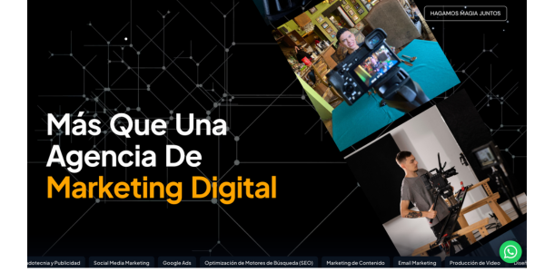 Sitio web de Snitch Agency