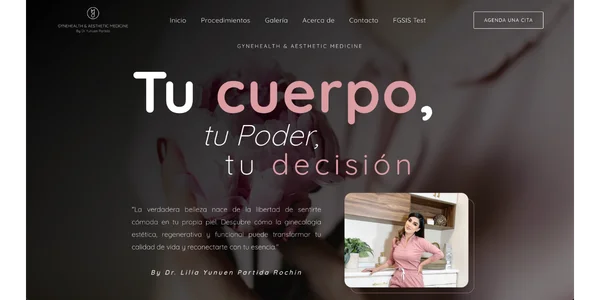 Sitio web dra Partida