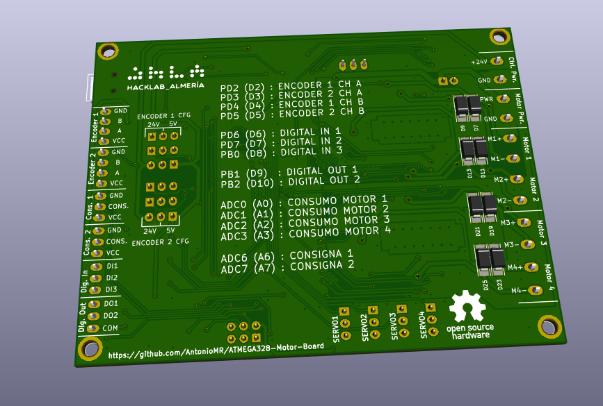 ATMEGA328 Motor Board — image 2 from the project repository
