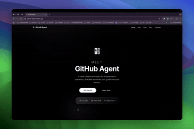 GitHub Agent demo