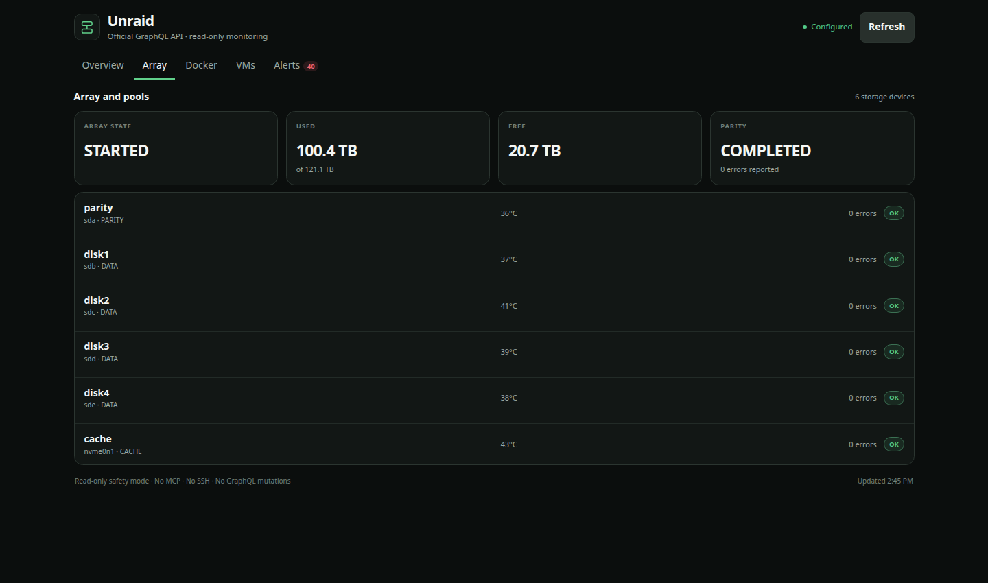 unraid screenshot 2