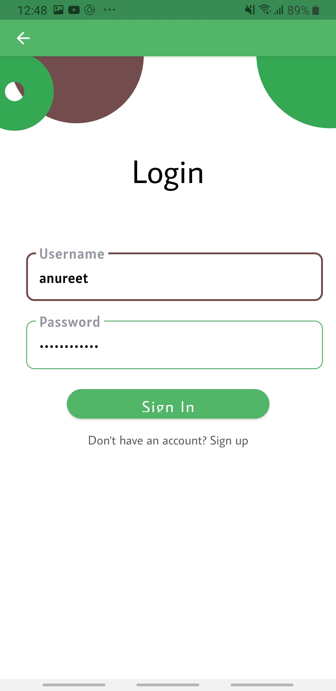 Login Page