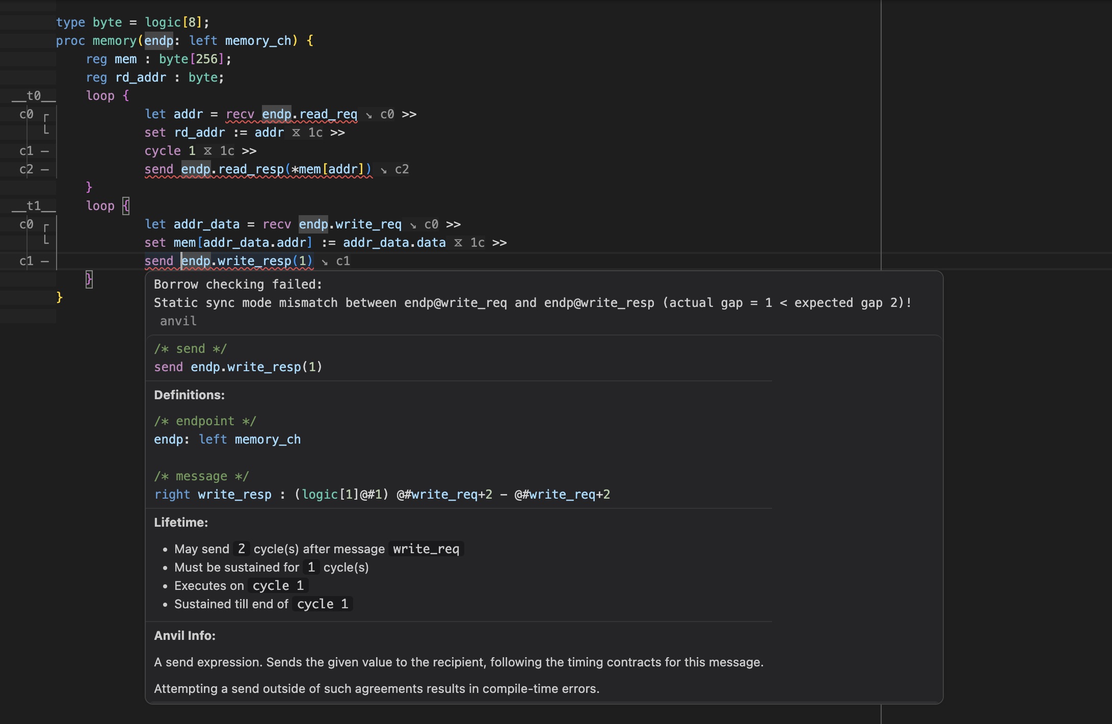 Hover information and inlay hints